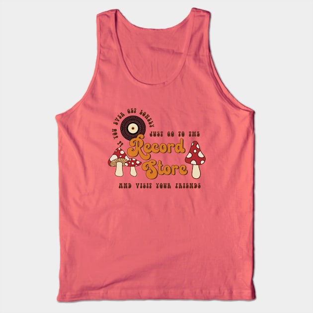 Record Store Tank Top by Totally Major